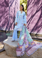 Farah Talib Aziz - Suay Luxury Lawn Embroidered'24 - Callista Wedgewood - 06