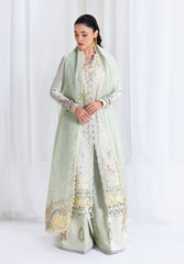 Qalamkar Embroidered Lawn Suits Unstitched 3 Piece QLM25LL SB-08 Rimsha - Summer Collection