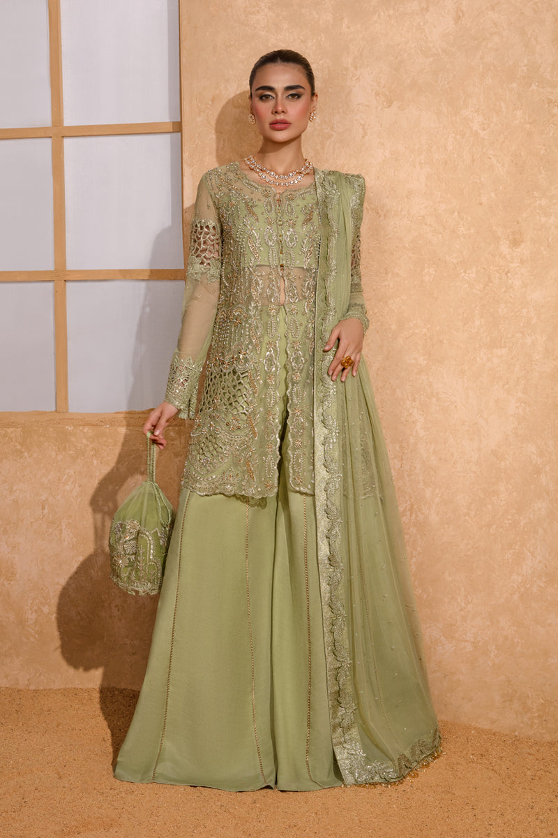 Rang Rasiya Chatoyer Wedding Embroidered Suit Unstitched 4 Piece RR24CW D-10 Mehr - Formal Collection