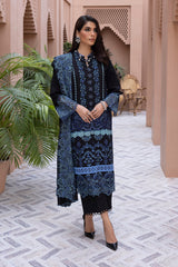 Carnation By Rang Rasiya Embroidered Karandi Suit Unstitched 3 Piece RR24CE D-04 Damla - Winter Collection