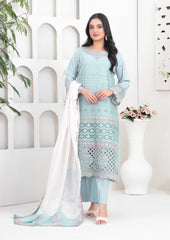 Tawakkal - Meethi Meethi Eid - Saija Schiffli Embroidered Suits - D-1235