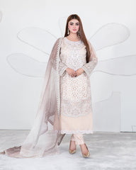 Tawakkal - Gelareh - Exclusive Organza Collection Unstitched 3Pc - D 3651