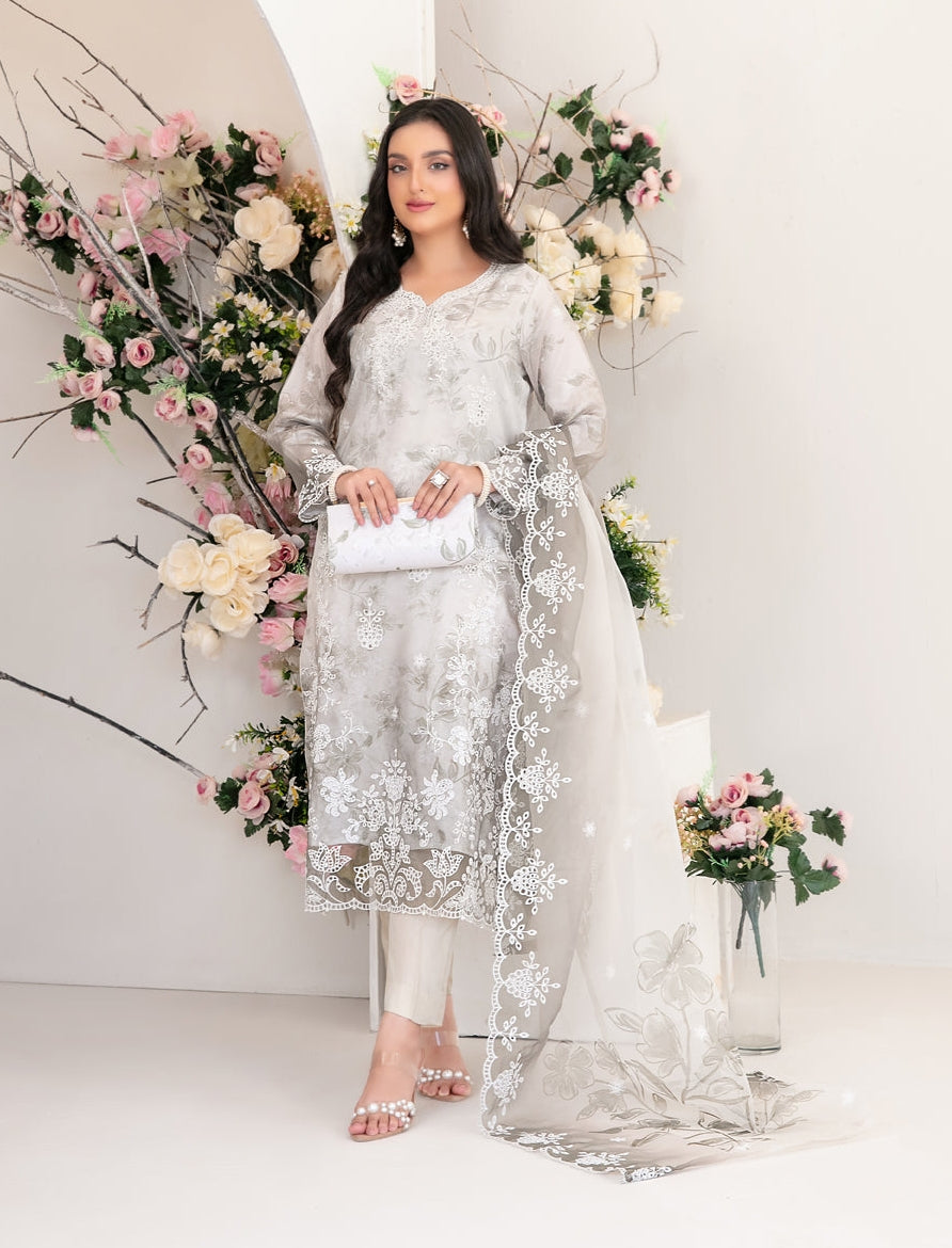 Tawakkal - Larimar Luxury Formals Un-Stitched 3pc Collection - D-4253