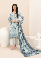 Tawakkal Fabrics Embroidered Staple Digital Print Suits Unstitched 3 Piece (Cutwork Dupatta) - D-4513 - Misbah