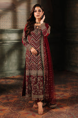 Dastan E Jashan by Charizma Embroidered Chiffon Suits Unstitched 4 Piece CRZ25DF DJW5-03 - Formals Collection