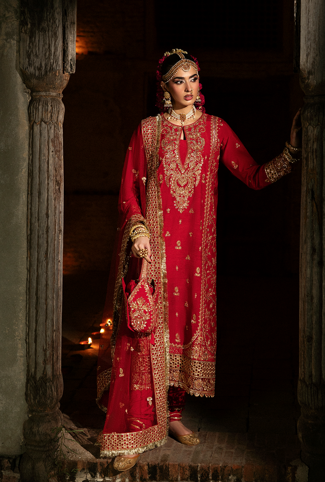 Singhar By Saad Shaikh Embroidered Raw Silk Suits Unstitched 3 Piece SSK25SG PASHMA - Festive Collection