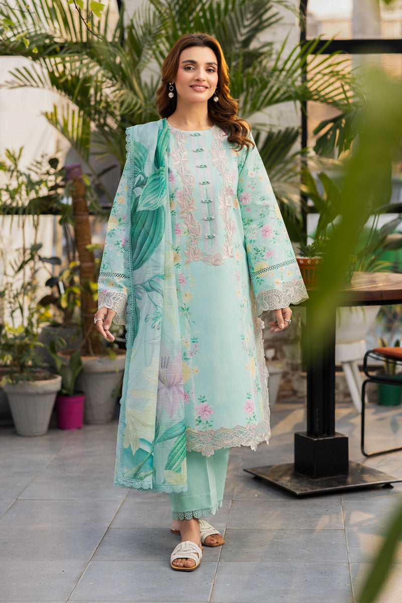 Lifestyle by Rang Rasiya Embroidered Lawn Suits Unstitched 3 Piece RR25LS D-05 Mellow - Summer Collection