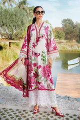 M Prints by Maria B Embroidered Suits Unstitched 3 Piece MB25MP 10A - Summer Collection