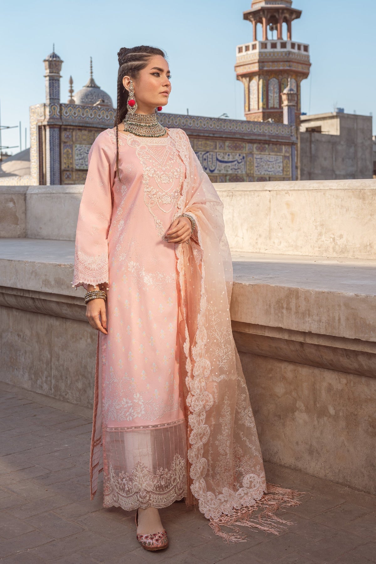 Shiza Hassan Kinar Luxury Lawn Collection - (SKL-06) Gulaal