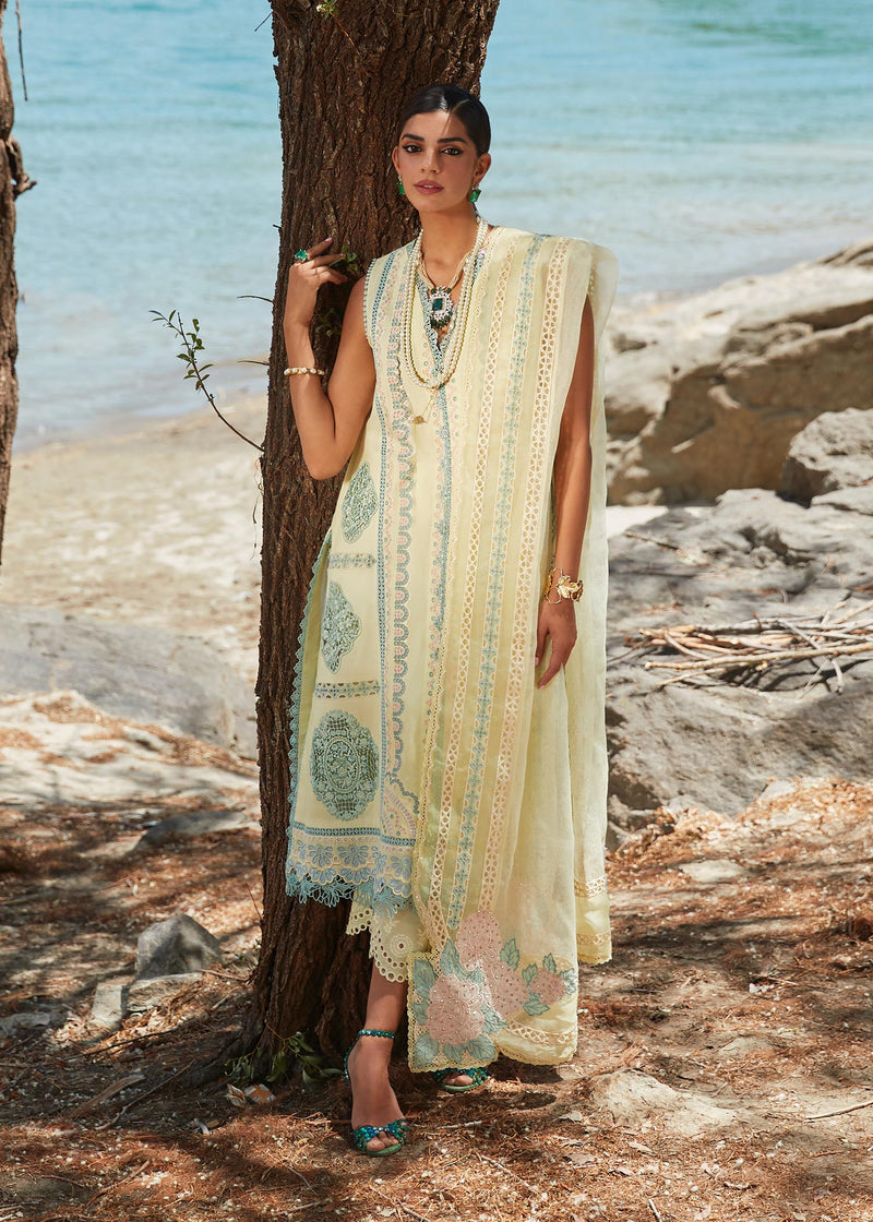 Crimson by Saira Shakira Embroidered Lawn Suits Unstitched 3 Piece CR2LS 7B-MEDLEY OF LACE - Luxury Collection