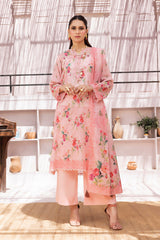 Lakhany - LSM Luxury Printed Lawn Unstitched 3 Piece Suit – LG-AR-0192 – Summer Collection