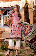 Rungrez Embroidered Lawn Suits Unstitched 3 Piece RNG-12 MAJORELLE - Summer Collection