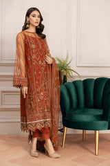 Farasha Premium Chiffon Collection - Cinnamon
