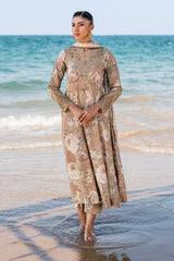 Baroque Embroidered Lawn Suits Unstitched 3 Piece BQ25EL- UF-4125- Summer Collection