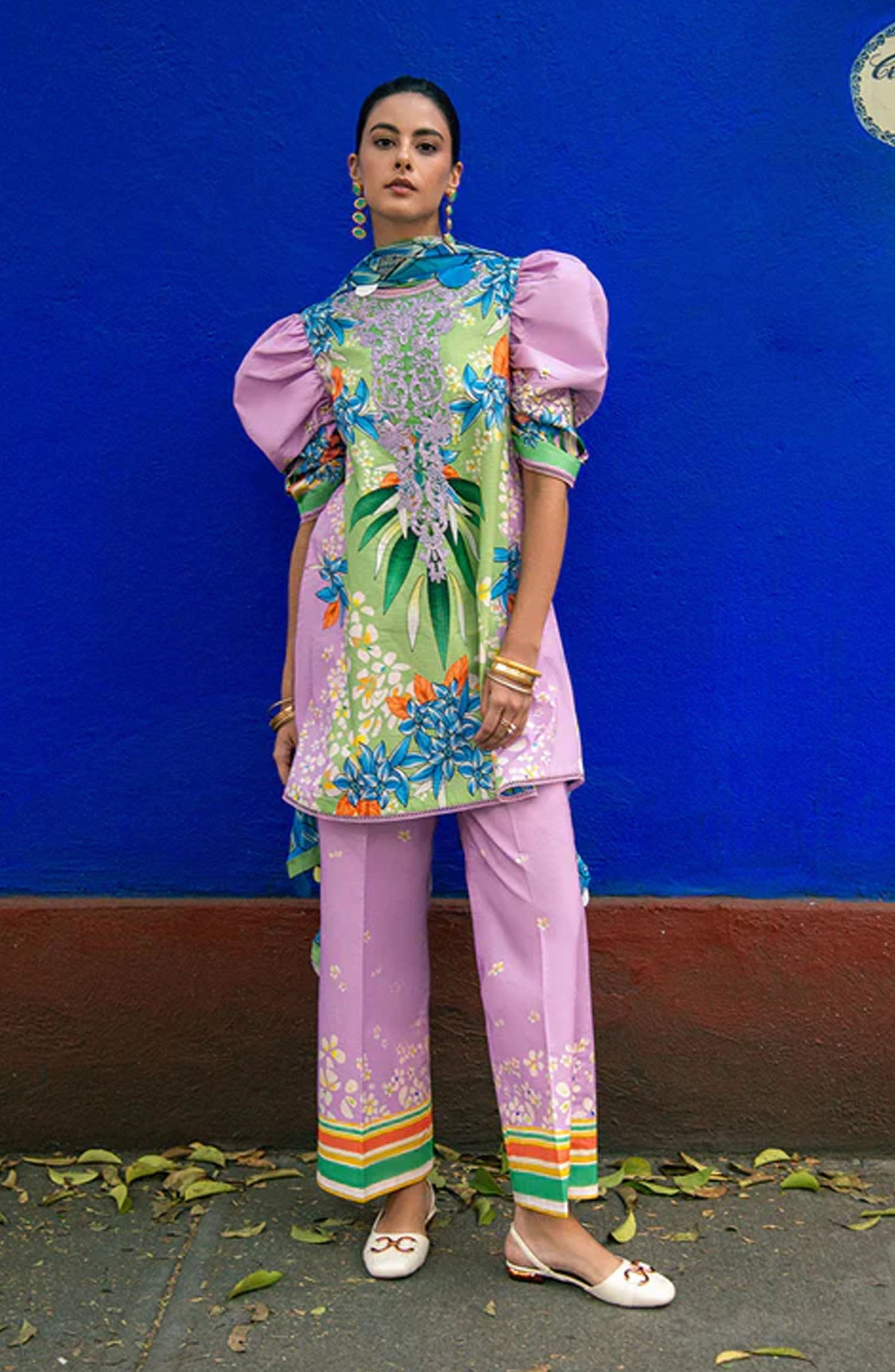 Mushq Printed Lawn Suits Unstitched 3 Piece MQ25LD2D 8-A Ecstasy - Summer Collection
