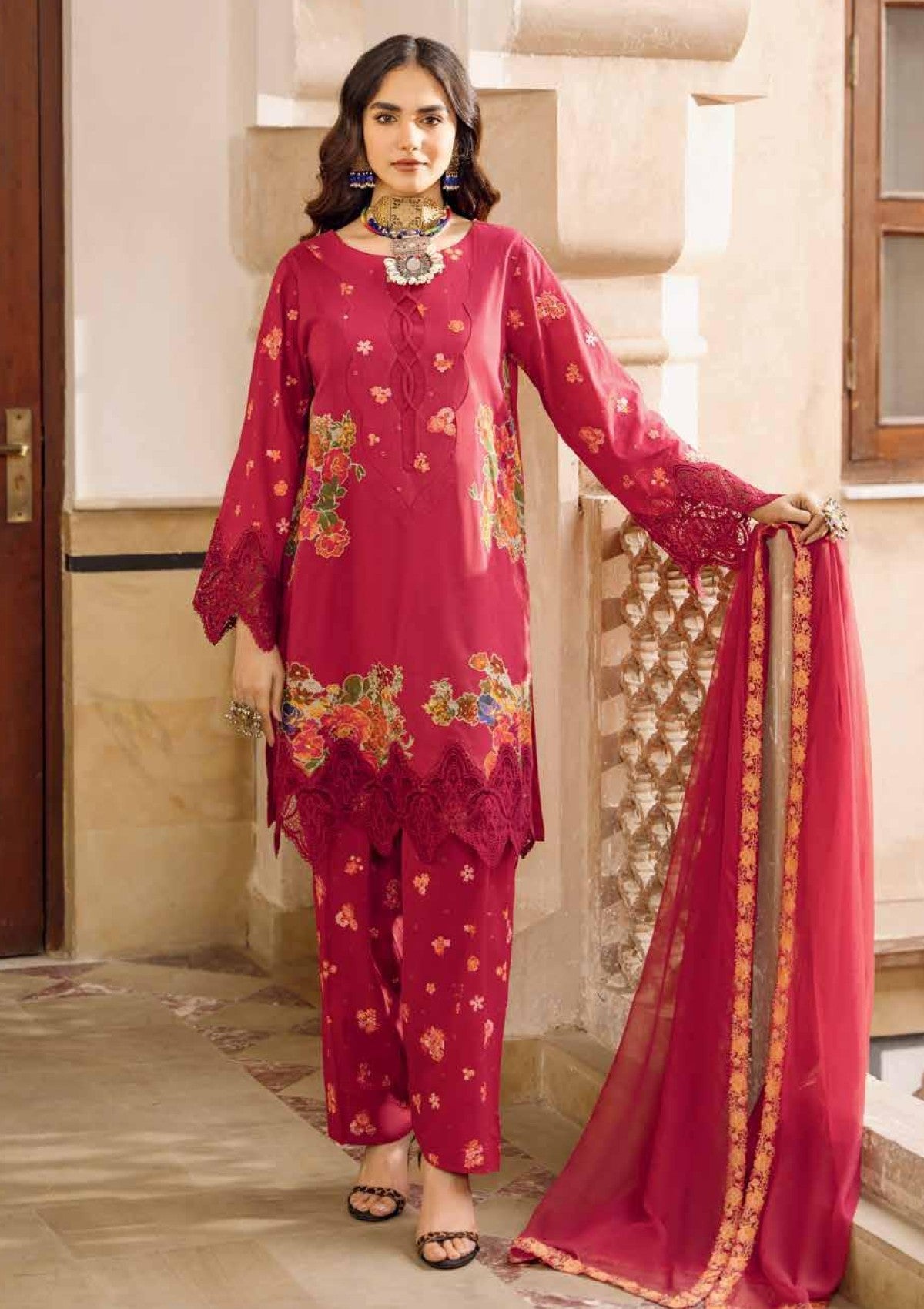 Charizma - Andaaz Luxury Lawn Embroidered Collection'25 - CAD25 - 05