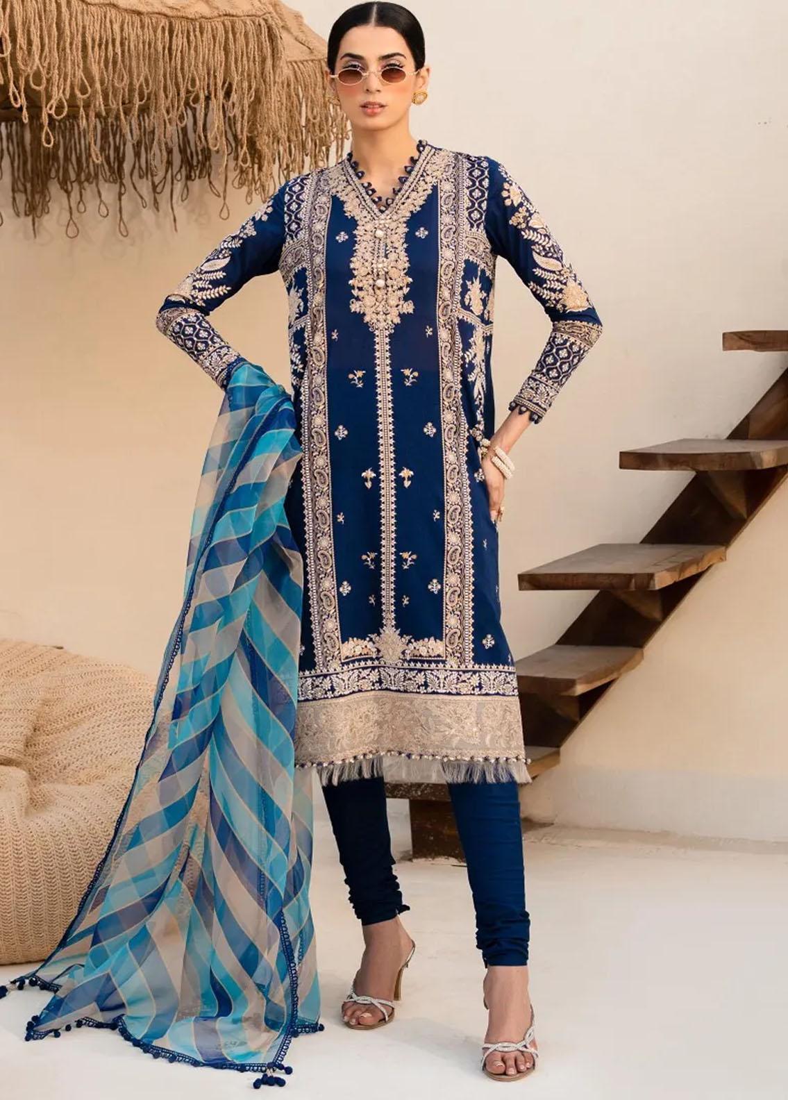 Sana Safinaz Luxury Muzlin Lawn Embroidered - 10A