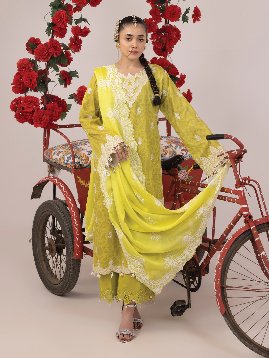 Ittehad - Faiza Faisal Rangeeli Luxury Lawn'24 - Sajjo
