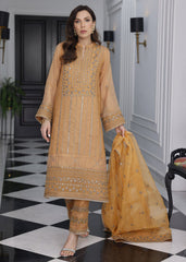 Merakish By Shahzeb Textiles Embroidered Khaddi Suits Unstitched 3 Piece ST22MK MR-C-V1-D9 - Mari Gold