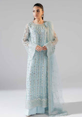Maryum N Maria - Freesia Luxury Formals Embroidered Net Suit Unstitched 3 Piece FS-40026 - Nefertiti - Formals Collection