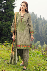 Charizma Embroidered Staple Suit Unstitched 3 Piece CRZ24EL CCW4-08 - Winter Collection