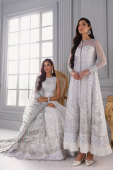 Jazmin Iris Luxury Chiffon Edition - Ice White