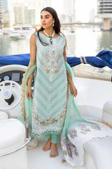Sobia Nazir Embroidered Lawn Suits Unstitched 3 Piece SN22LL 3B - Luxury Summer Collection