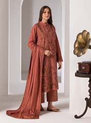 Sobia Nazir Embroidered Suit Unstitched 3 Piece SN24W D-03 B - Winter Collection