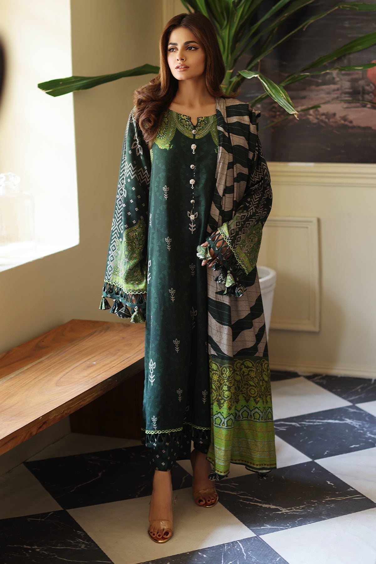 Charizma Virsa Collection Suits Unstitched 3 Piece CVW3-01