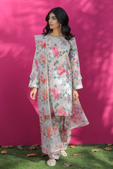 Baroque Embroidered Lawn Suits Unstitched 3 Piece BQ25EL- UF-191- Summer Collection