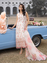 Maya By Faixa Faixal Embroidered Schiffli Suit Unstitched 3 Piece FFX24M Sandra - Summer Collection