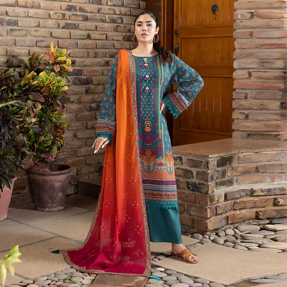 Salina Luxury Khaddar Prints 3Pc Unstitched Collection'25 - SKPCH-1-25-05