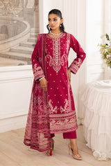 Fareesia Embroidered Lawn Suits Unstitched 3 Piece FAREESIA M-Narges - Summer Collection