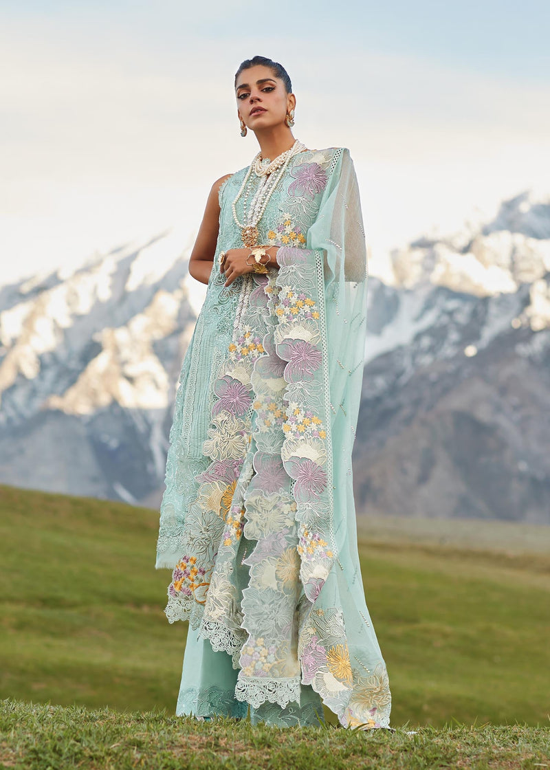 Crimson Luxury Lawn Eid Collection'23 - Pleated Perfection - D4 A