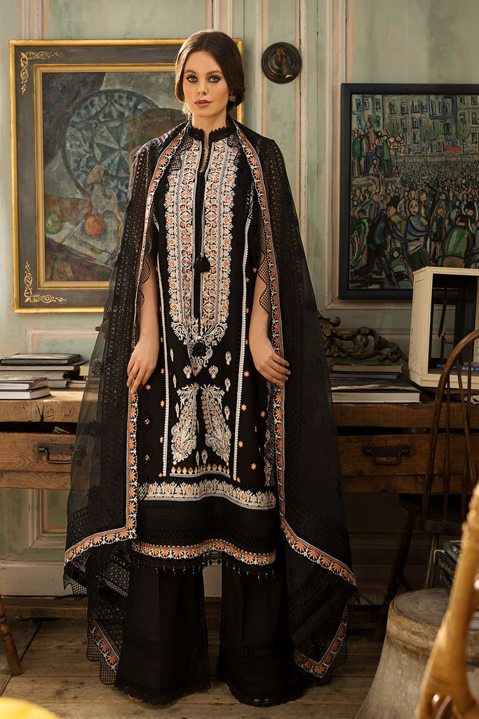 Sobia Nazir Embroidered Lawn Suit Unstitched 3 Piece SN25LL D-5B - Summer Collection