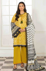 Mausummery Luxury Printed Lawn Unstitched 3 Piece Suit - MUSV2L5 - Sapphire - Summer Collection