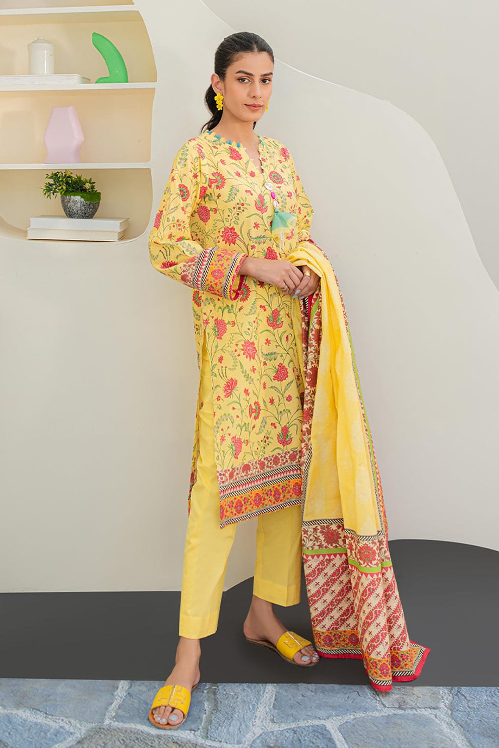 Zellbury Luxury Prints 2Pc Collection Shirt/Trouser - 04