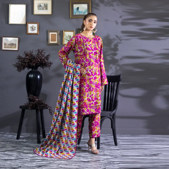 Salina by Regali - Separate Luxury Prints 3Pc Unstitched Collection’25 – SKPS-CH2-06