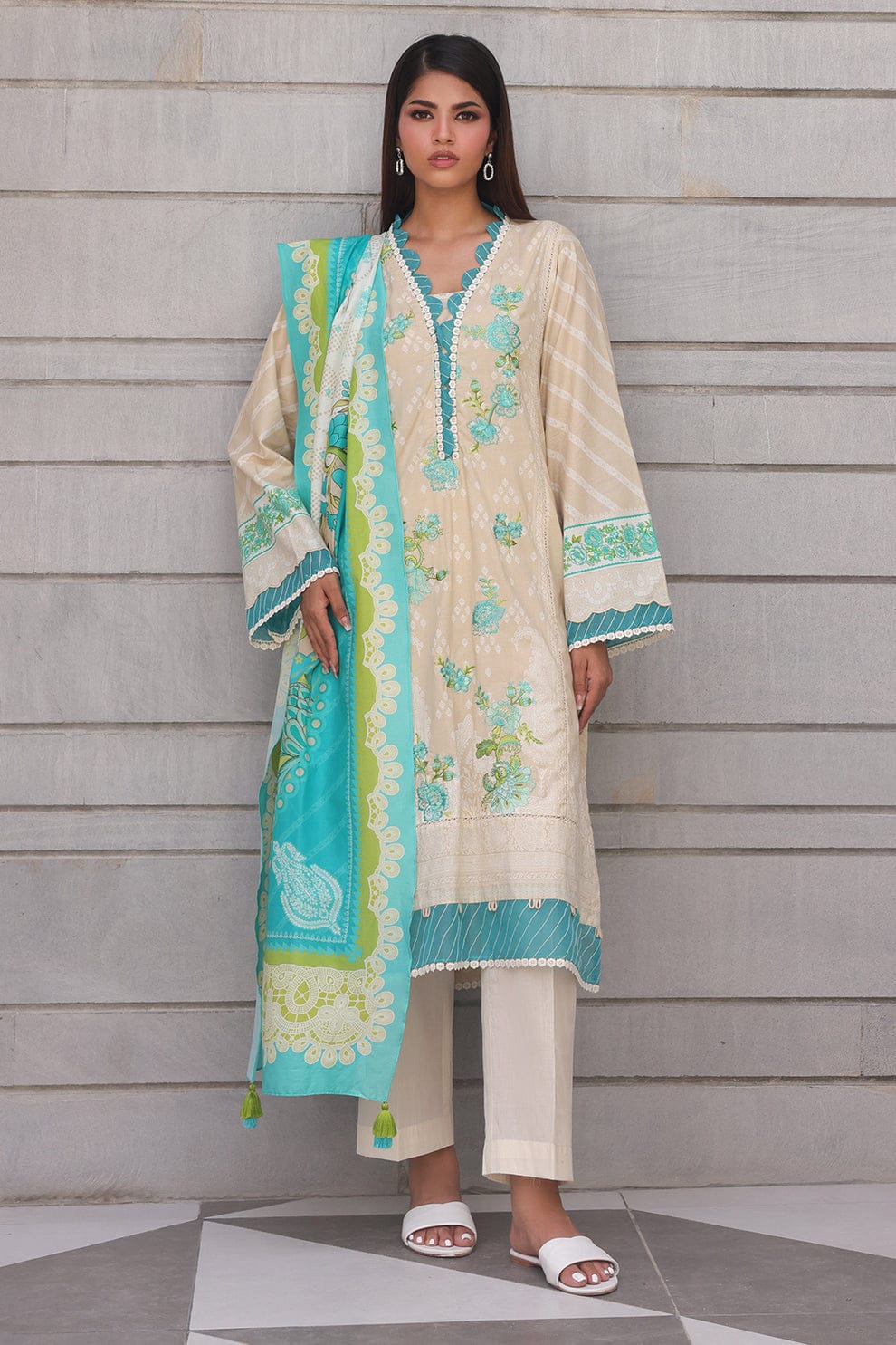 Zellbury Luxury Prints 2Pc Collection Shirt/Trouser - 14