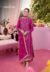 Asim Jofa Jag-Mag Embroidered Silk Lawn Suits Unstitched 3 Piece AJ - AJMJB-21