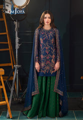 Asim Jofa Luxury Embroidered Suits Unstitched 3 Piece AJ – AJLFC-07