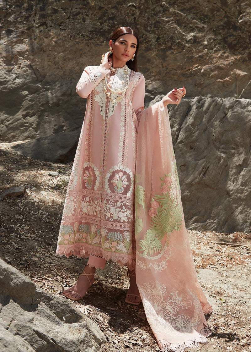 Crimson Luxury Lawn Eid Collection'23 -Chikkankari Affair - D2 B