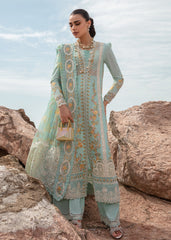 Saira Shakira Embroidered Lawn Suits Unstitched 3 Piece SSR24C Doves Song-Opels