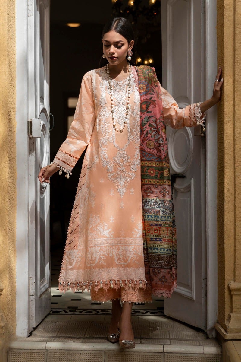 Sana Safinaz Luxury Muzlin Lawn Embroidered - M223-009B-CG