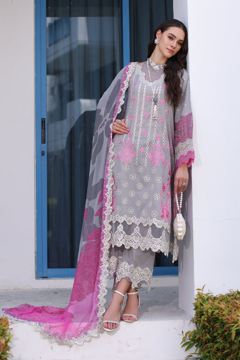 Reem by Charizma Embroidered Lawn Suits Unstitched 3 Piece CRZ24RS CRS4-20 - Spring Summer Collection