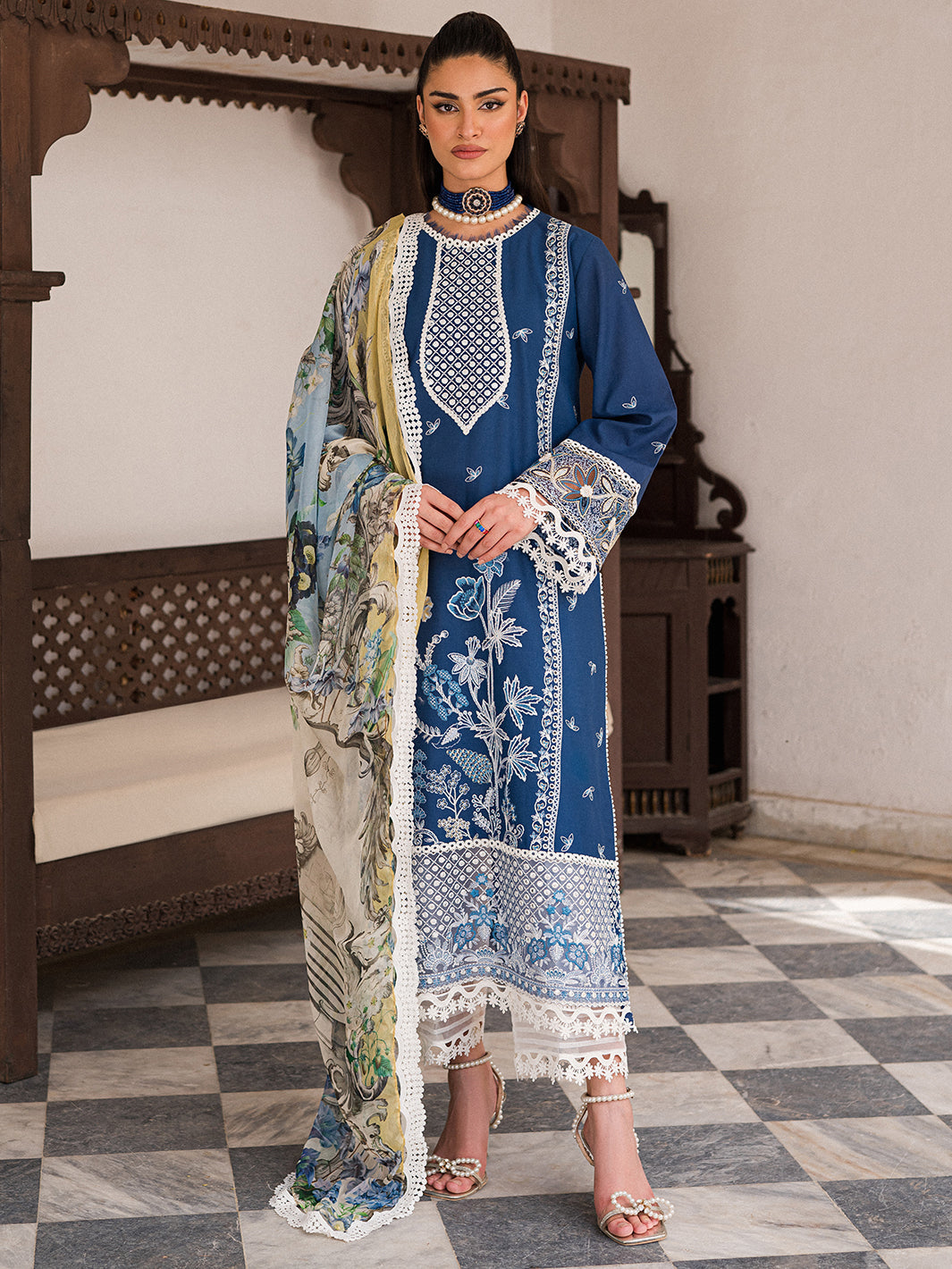 Mushq-Roheenaz Wisteria Summer Lawn - ANAHITA