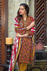 3 PC Printed Viscose Suit AP-09