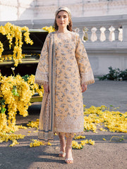 Ivy Bloom by Parishay Embroidered Lawn Suit Unstitched 3 Piece PR25IB IVY-09 - Summer Collection