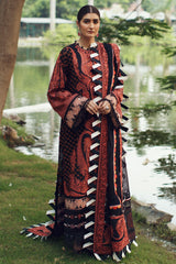 Elan Embroidered Lawn Suits Unstitched 3 Piece EF21-05 Shazana - Summer Collection