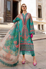 MPrints by Maria B Embroidered Suits Unstitched 3 Piece - MB25PF MPT-2304-A